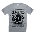 thumbnail image 5 of Teacher Of Super Smart Class Shirt Funny Teacher Shirts Teacher Graduation Shirts (4X-Large Navy Blue), 5 of 6