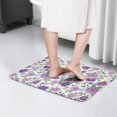 thumbnail image 4 of Pioneer Flower Floral Print Flannel Non Slip Door Rugs,Washable Door Mats Indoor,Decorative Door Mats,Dirt-Resistant and Absorbent Doormat for Entrance,Bedroom,Kitchen,Bathroom,31.5"x17", 4 of 4