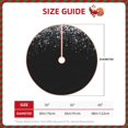 thumbnail image 4 of Bingfone Christmas Tree Skirt Mat Christmas Decoration Interior 36"-Silver Glitter1, 4 of 8