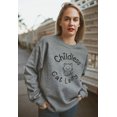 thumbnail image 4 of Childless Cat Lady Fleece Sweatshirt Sweater Top for Women, 4 of 7
