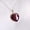 Rose, variant on Natural Ruby Heart Pendant, 14K Solid Yellow Gold Ruby Pendant, July Birthstone Pendant, Ruby Jewelry, Heart Shape Pendant, Christmas Gift