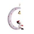 thumbnail image 2 of Colgante navideño Macarena Adorno de hierro Muñeco de nieve lunar, 2 of 8