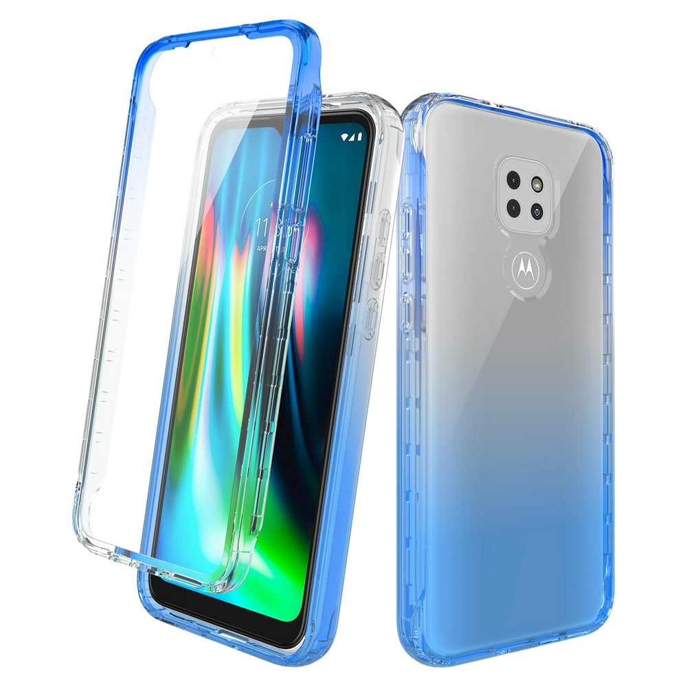 Moto G Play 2025 Case With Builtin Screen Protector, Rosebono Hybrid