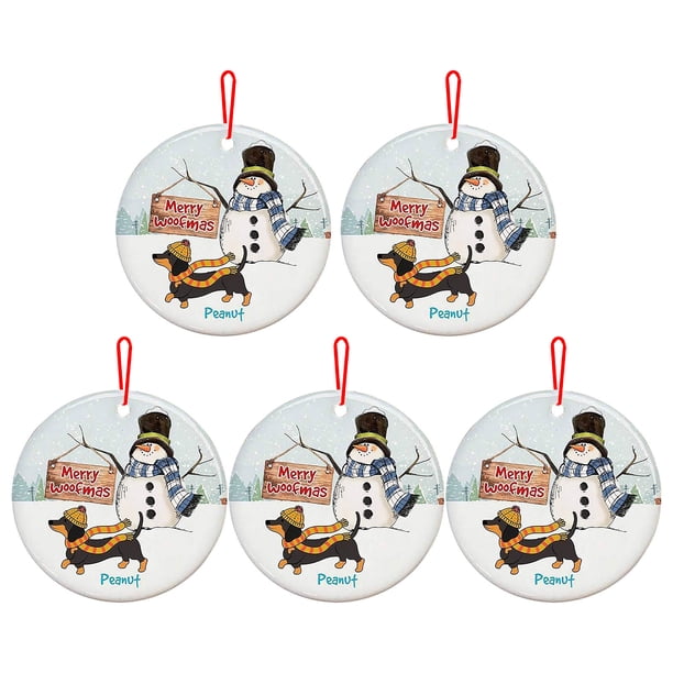 XWSHYW Adornos Colgantes Adornos Colgantes con Formas Personalizadas para Decoración Navideña.