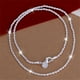 thumbnail image 3 of Collares y colgantes de 16 pulgadas para mujer y hombre. Hermoso collar de moda con cadena de cuerda de plata 925 de 4 mm y colgante de alta decoración. Joyería conmemorativa. Accesorios para el cuell, 3 of 9