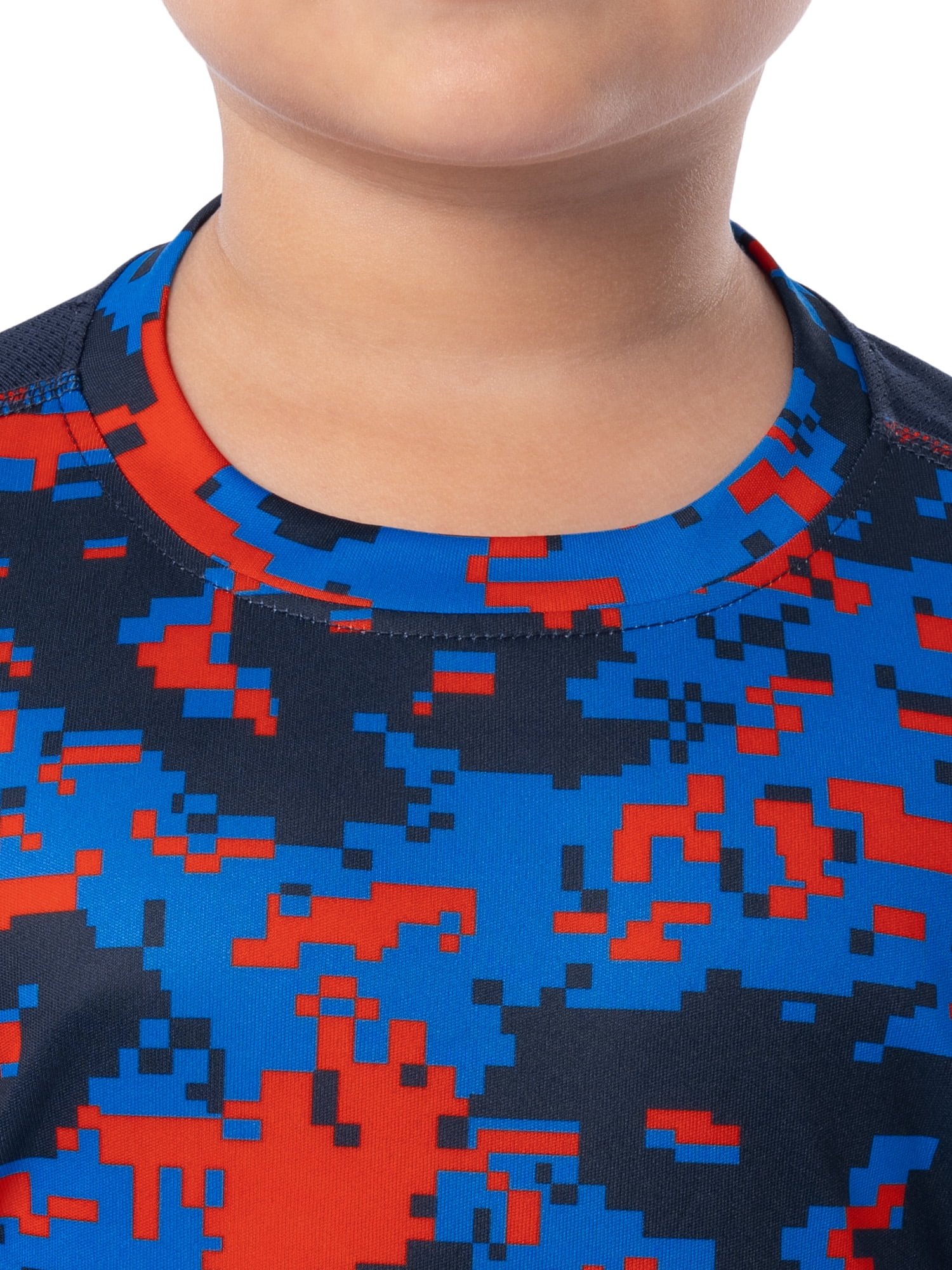 Athletic Works Boys Short Sleeve Core Active T-Shirt, Sizes 4-18 & Husky