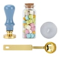 thumbnail image 3 of Wax Seal , Exquisite Convenient Retro Wax Seal  Kit  for DIY Projects for Weddings for Greeting Cards for Invitations Green Long Box-dark Green Handle,Blue Long Box-dream Blue, 3 of 8