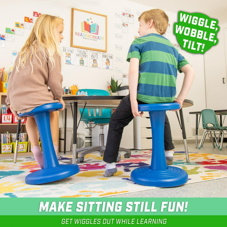 GoSports 18 Inch Wobble Chair - Sensory Stool for Active Kids