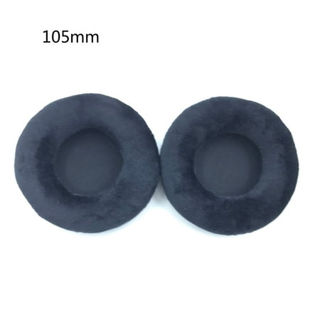 

GENEMA 1 Pair Velvet Earmuff Ear Cushion Pads 70mm 60mm-110mm For Earphone Headphones