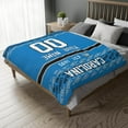 thumbnail image 4 of Carolina Throw Blanket Custom Name and Number Blanket for Men Women Boy Gifts, 4 of 5