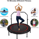 thumbnail image 3 of Trampolín Brincolín Aeróbicos Fitness Plegable Ajustable U negro, 3 of 5