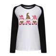 thumbnail image 4 of Día de San Valentín moda mujer Casual manga larga impreso señoras sudaderas Tops Fridja hkj302, 4 of 9