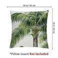 thumbnail image 4 of Shiartex Tropical Palm Tree Leaf Throw Pillow Covers Pillow Cover with Zipper Throw Pillow Cases Double Sided Plush Pillow Covers Decorative Throw Pillows Covers for Couch Living Room 2pcs White, 4 of 7