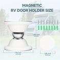 thumbnail image 2 of HLONK 1pc RV Door Holder  RV Magnetic Door Catch For Outside Door  Strong Magnet Camper Door Holders To Keep Door Open  Baggage Door Latch For RV  Trailer  Motor Home  Cargo Trailer, 2 of 5
