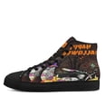 thumbnail image 3 of Happy Halloween HairStaylists High Top Canvas Shoes Sneakers Black Size 12, 3 of 7