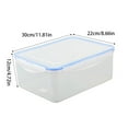 thumbnail image 3 of XKHBDL Square Portable Bento Lunch Container Box, BPA Free Snack Food Container for Picnic Work, Food Grade Lunch Bento Box, 3 of 4