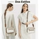 thumbnail image 2 of Bolsa Xtellar Dama Bolsos Bandolera  Mariconera Mujer Moda Color Blanco, 2 of 3
