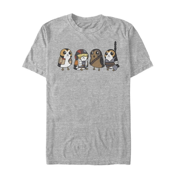 Men's Star Wars The Last Jedi Porg Costumes Graphic Tee Athletic Heather X Large