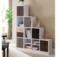 thumbnail image 2 of Allora Contemporary Wood 9-Cube Bookcase in White, 2 of 10