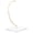 Clear/Gold, variant on Wire Ornament Hanger Display with 3.25" Black Acrylic Thin Square Base, 5.5" H (12 Pack)