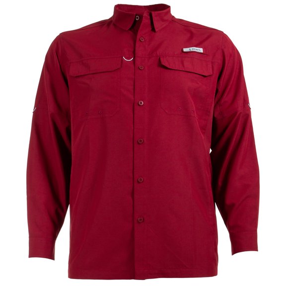 Habit Men's UPF 40+ UV Protection Long-Sleeve Fishing Shirt