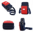 thumbnail image 5 of JeashCHAT Small Crossbody Bag Gifts for Women, Mini Phone Purses with Crossbody Strap, Cell Phone Bag 3 Layer Multi Pocket Nylon Shoulder Bag Handbag with Zipper Closure, 5 of 7