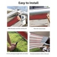 thumbnail image 7 of 4th of July RV Awning Sun Shade Screen 9'X7' American Flag Mesh Sunscreen Vintage Wood Grain Awning Shade Screen with Zipper UV Blocker Completed Kits Outdoor Canopy for RV Motorhome Camper Travel, 7 of 7