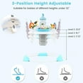 thumbnail image 4 of INFANS Baby Activity Center Jumper with Music, Light, Interactive Toys, 360°Rotating Seat, 3 Heights for 6+ Months, 4 of 9