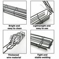 thumbnail image 5 of 20" Large Kabob Grilling Baskets BBQ Grill Accessories- Oak Handle Stainless Steel for Grilling Vegetables, Chicken, Meat, 5 of 6