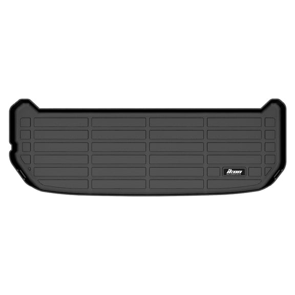 Ikon Motorsports TPE All Weather Heavy Duty Waterproof Durable Rear Trunk Tray Cargo Liner Mats Compatible with 2022-2025 INFINITI QX60
