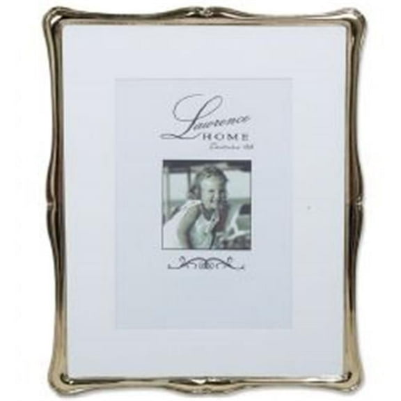 LawrenceFrames 8 x 10 in. Romance Picture Frame, Silver