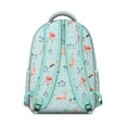 thumbnail image 3 of Holographic Flamingo Backpack - Iridescent School Bag That Changes Colors, Scratch-Resistant Surface with Surprise Glow-in-Dark Details, 3 of 6