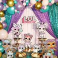 thumbnail image 2 of Cortinas de fondo con lentejuelas SoarDream Lavender Glitter, 2,4 x 2,4 m, 2 of 6