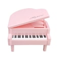 thumbnail image 2 of Alcancía con forma de piano, decoración para el hogar, figuras artesanales, coleccionables, ahorro de dinero rosado, 2 of 5