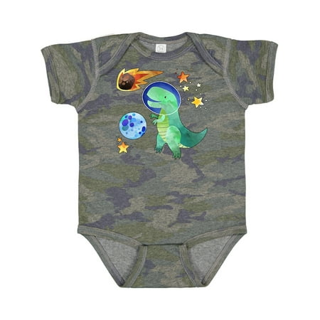 

Inktastic Tyrannosaurus Rex Vs. Meteor Fun Space Dinosaur Gift Baby Boy or Baby Girl Bodysuit