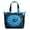 Colorful Tie Dye Pattern, variant on Colorful Tie Dye Pattern Large Weekend Travel Bag, Canvas Work Carry Tote with Zipper & Pockets, Airline Friendly for Women Men,22” X 12" X 18"