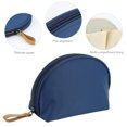 thumbnail image 2 of Bolsa de Cosméticos Semicircular Nylon Multifuncional para Viaje Femenino (Azul Marino) Ndcxsfigh Cuidado Belleza, 2 of 8