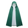 thumbnail image 4 of IDOPIP Halloween Sanderson Sisters Costume Kids Girls Sarah Mary Winifred Witch Dress with Cape Fancy Dress up Cosplay Suit for Photo Shoot Party 5-6 Years Green, 4 of 12