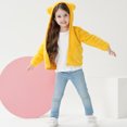 thumbnail image 3 of GYRATEDREAM Toddler Fleece Jackets Cute Bear Hooded Jacket Kids Winter Zip Up Coats Outerwear with Pockets 1-7Years, 3 of 9