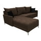 thumbnail image 1 of Sala Esquinera Caslon EL BAZAR STORE Chocolate 260x180 cm Lino Nacional Modular, 1 of 6