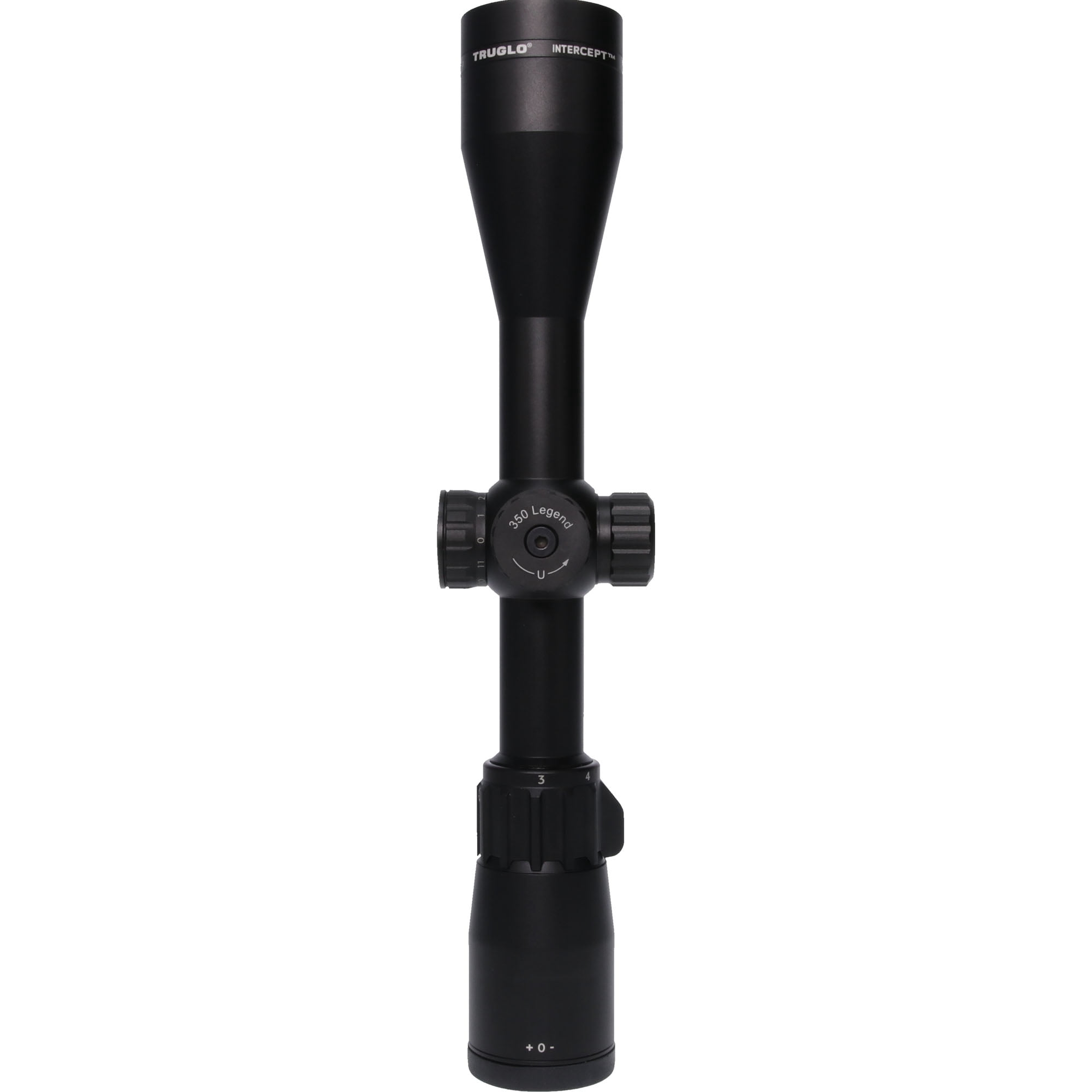 TruGlo Intercept 3-9x40mm Rifle Scope, 1in Tube, 1/4-MOA