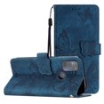 thumbnail image 1 of Compatible with Motorola Moto G50 4G Embossed Butterfly Case with Wallet and Kickstand Cover, 1 of 5