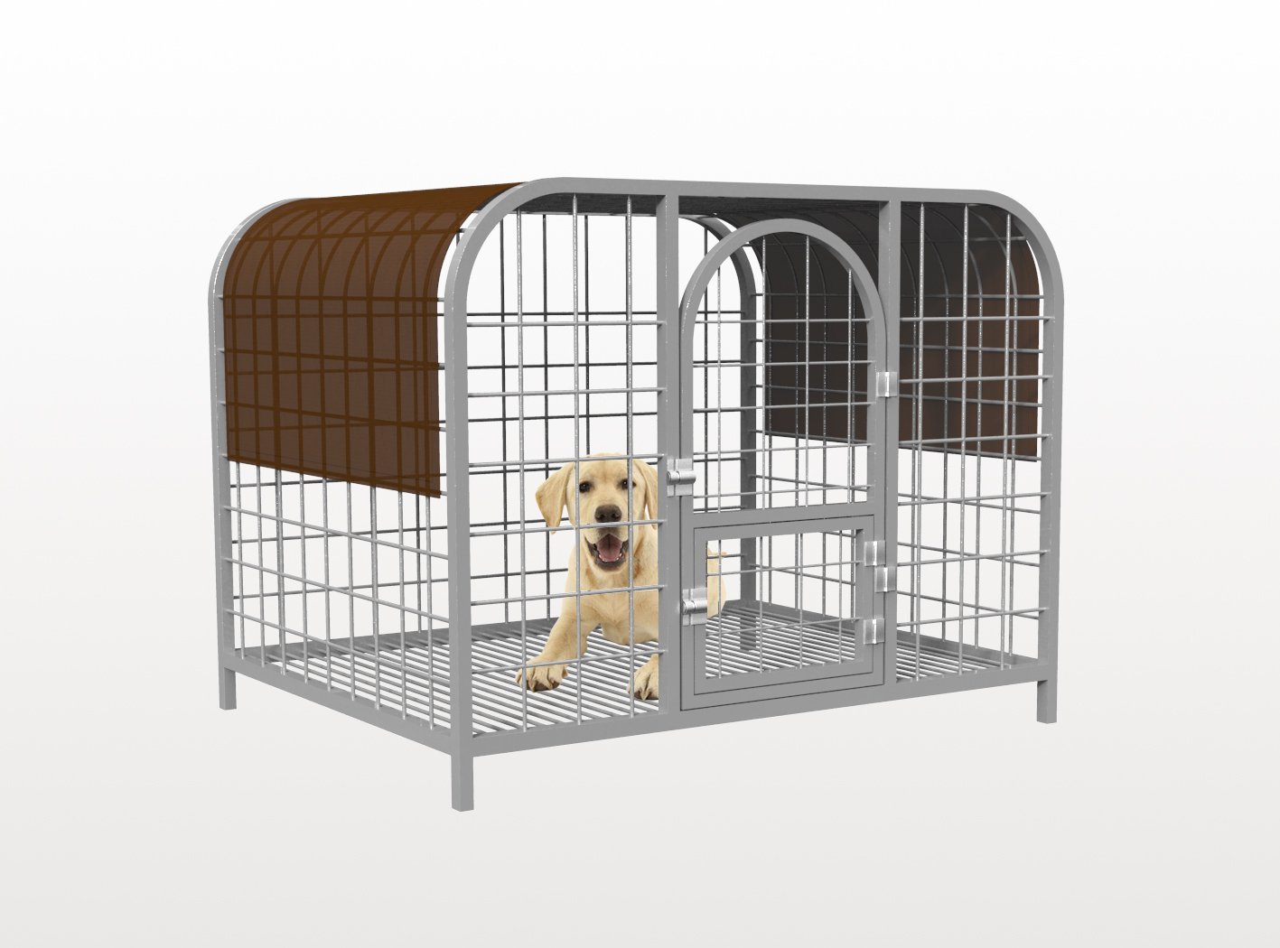 Shatex Dog Kennel Shade Cover, Pet Cage Sunblock Shade Panel With