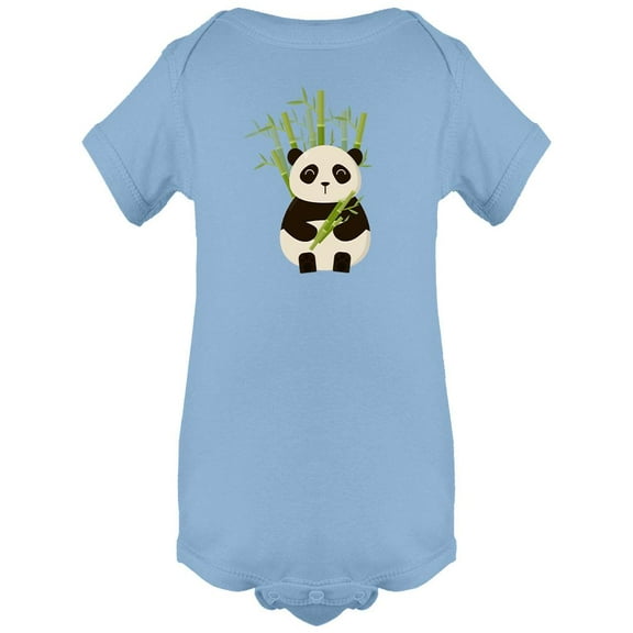 Panda Holding Bamboo Bodysuit Infant -Image by Shutterstock, Newborn