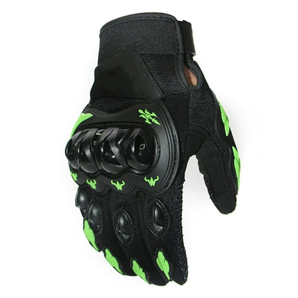 Guantes de carreras para deportes de motor, guantes de motocicleta con nudillos duros y dedos completos, guantes de motocicleta con nudillos duros, verdadera excelencia