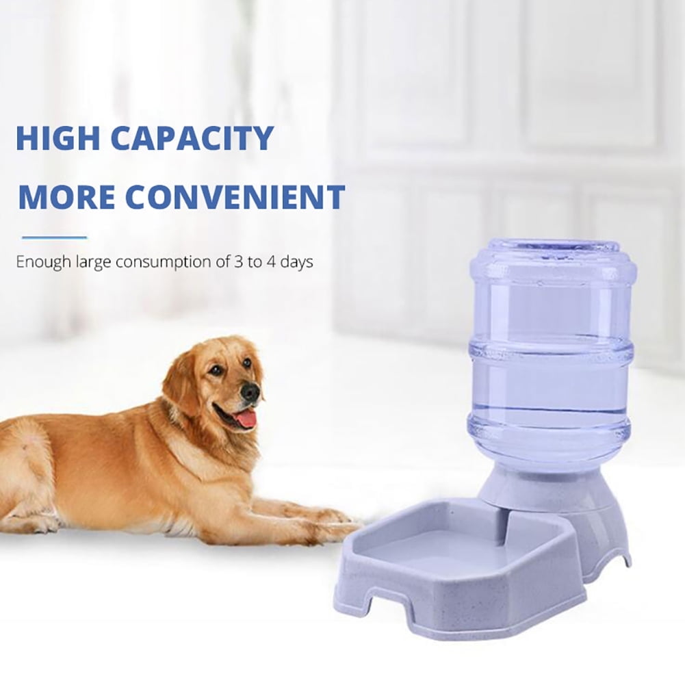 3.8L Automatic Pet Feeder Dog Cat Drinking Bowl Large Capacity Water Food Holder