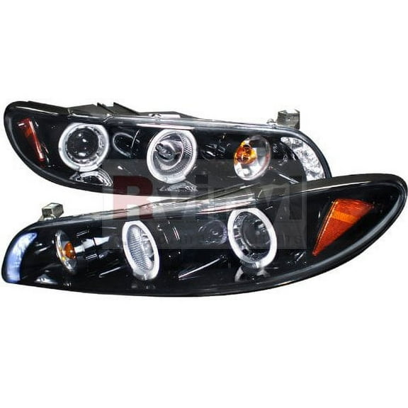Spec-D Tuning Pontiac Grand Prix 1997 1998 1999 2000 2001 2002 2003 Projector Headlights - Black