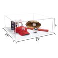 thumbnail image 2 of Better Display Cases Clear Acrylic Large Versatile Display Case with White Base - 23.675” L x 23.675” D x 9” H (A128), 2 of 2