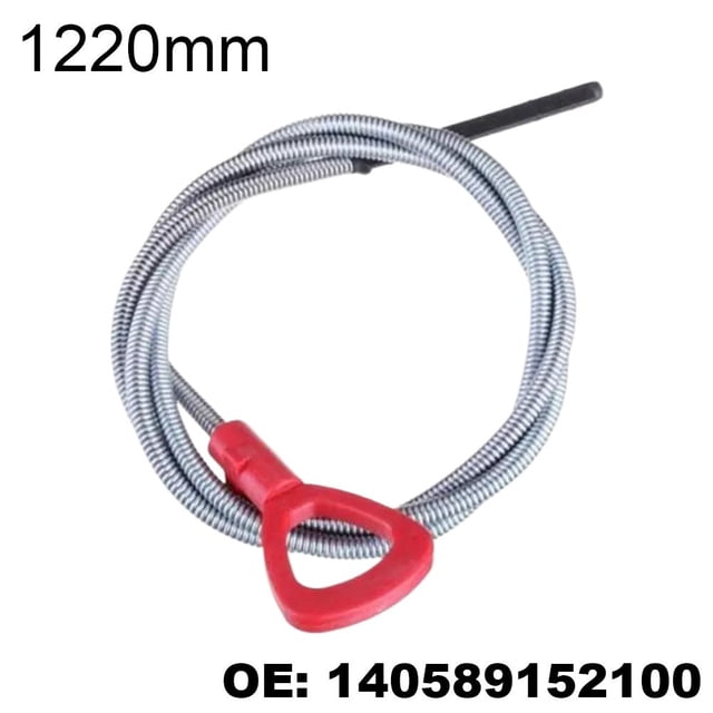 Transmission Dipstick with Galvanized Steel Wire Winding Ruler Body and Nylon Handle, Non-Magnetic, Suitable for Specific Models and Gear Boxes