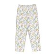 thumbnail image 4 of Daiia Floral Women's Sleep Pant with Pockets and Drawstring,Pajama Pants-Small, 4 of 9